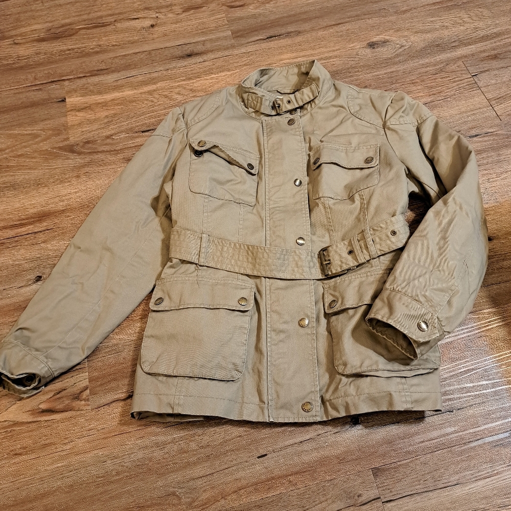 Michael Kors Khaki Buckle Jacket